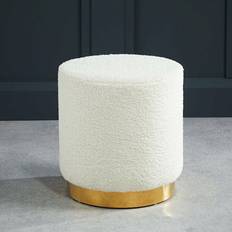 Fabric Stools LPD Furniture Lara Ted Pouffe