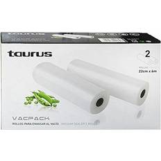 Negro Bolsas de Plástico y Papel de Aluminio Taurus Rollos Para Envasadora 999258000 Bolsa de Plástico y Papel de Aluminio