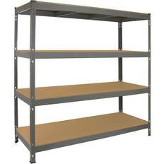 MonsterShop Q-Rax Garage Racking Heavy Duty Racking Shelving System