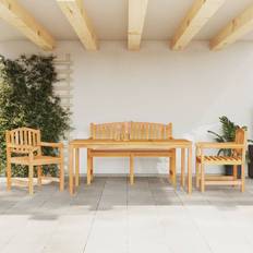 Garden & Outdoor Furniture vidaXL 4 Piece Garden Patio Dining Set
