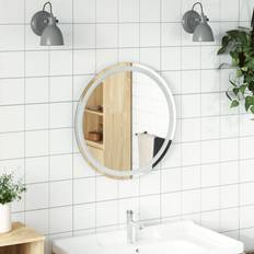 Rundt spejl led 60 vidaXL LED Bathroom