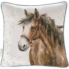 Wrendale Designs Spirit Horse Cushion Complete Decoration Pillows Grey