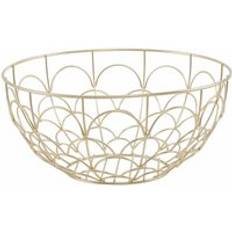 Gold Fruit Bowls Premier Housewares Deco Basket Wire Fruit Bowl