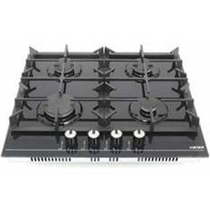 B Plaques de cuisson encastrables Haeger PG-4GG.007A Black Integrated 60 cm Hob de de gas 4 zoners