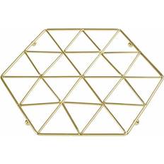 Premier Housewares Vertex Guldpläterad 22 x 22 x 2 cm Grytunderlägg