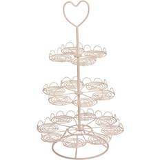Premier Housewares 3 Tier Cream Wire Cake Stand