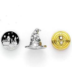 Beads Harry Potter The Carat Shop Official Set of 3 Spacer Beads Hogwarts Castle, Sorting Hat, & Time Turner HPB0001