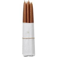 Bougies Broste Copenhagen Tapers Pointue Trempée Ø 1,2 cm Moka (Set de 10) Bougie