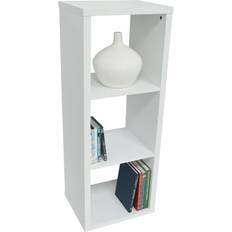 White Wall Shelves WATSONS Techstyle Cube 3 Cubby Wall Shelf