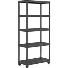 Cheap Shelving Systems PLASTIC 5-Tier 1.7M Shelving System