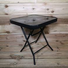 Black Outdoor Side Tables Garden & Outdoor Furniture 40cm Outdoor Side Table