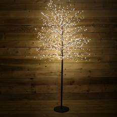 Black Christmas Tree Lights SnowTime 1.8m 6ft Dot Blossom Christmas Tree Light