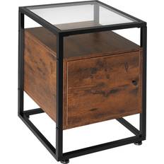 Tectake Bedside Tables tectake Nightstand Dudley Bedside Table