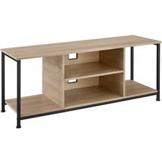 tectake Med 4 Åbne Rum Og Justerbar Hylde 120 cm TV-bord