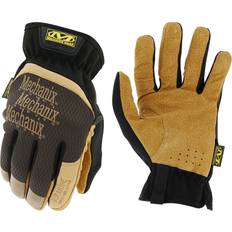 Leather - Men Gloves Mechanix Wear Men's Durahide FastFit Gloves Black/Tan