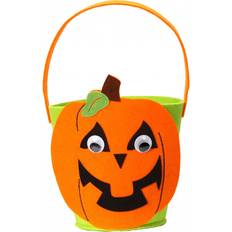 Platos Desechables Horror-Shop Halloween Körbchen "Kürbis"