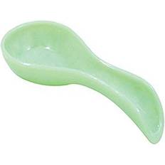 Green Spoon TableCraft jadeite green glass rest Table Spoon