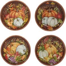 Certified International Harvest Blessings Set of Service Soup Bowl 4