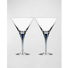 Blu Bicchieri da cocktail Orrefors Blue Set of 2 Martini Glasses Bicchiere da cocktail