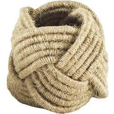 Gold Napkin Rings Saro Lifestyle NR241.NB Braided Jute Napkin Ring