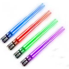 Plastic Chopsticks ChopSabers Star Wars Light Up Glowing Chopsticks