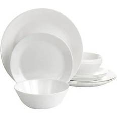 Glass Dinner Sets Gibson Elite Courtyard Tempered Opal Dinner Set