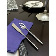 Forks Vibhsa Dinner Knives Set of 12 Pieces Hammered Table Fork