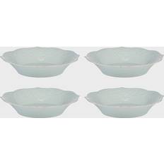 Blue Bowls Lenox French Perle Pasta Set Soup Bowl 4