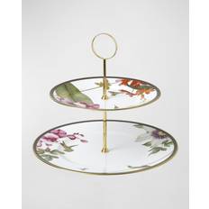 Mehrfarbig Kuchenplatten Wedgwood Hummingbird Fine Bone China Two-tier Cake Stand