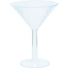 Fun Express Giant Plastic Martini Party Supplies, Dish, 2 Cocktail Glass