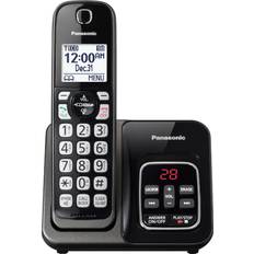 Panasonic Landline Phones Panasonic kx-tgd630m cordless telephone in metallic black