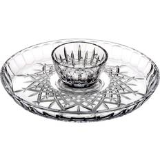 Serving Bowls Marquis by Waterford Markham Chip & Dip Platter Crystal, Color Serving Bowl