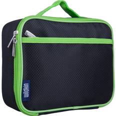 Wildkin kids insulated lunch box bag for boys & girls rip-stop black/green