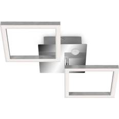 Telefunken Frame LED-Loftlampe 47 x 23 cm Krom/Alu Loftplafond