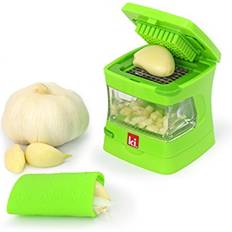 Green Garlic Presses Kitchen Innovations Crusher, Mincer Garlic Press