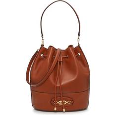 Lauren Ralph Lauren Backpacks Lauren Ralph Lauren Leather Andie Drawstring Bag Tan One Size