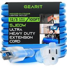 Best Extension Cords GearIT GI-12/3-SJEOW-100FT-BL 30.5m