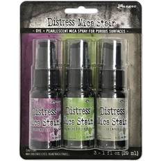 Black Textile Paint Ranger Tim holtz distress mica stain set halloween set 4