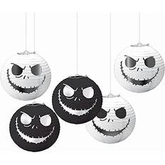 Halloween Cake Candles Amscan Nightmare Before Christmas 5 Paper Party Lanterns 5-Pack