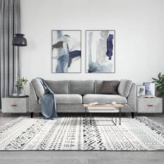 Metal Coffee Tables vidaXL Concrete Grey 50 x 50 x 40 cm Coffee Table