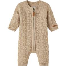 Name It Baby Merino Wool Suit - White Pepper