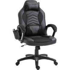 Homcom Gaming Ergonomischer Massagesessel Massagefunktion Bürostuhl