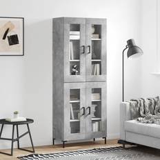 Armoires de Salle de Bain Hautes vidaXL Buffet Haut Armoire De Rangement Avec Pieds