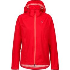 Rød - Skiløb Regntøj Schöffel Jacket Easy XT Regnjakke Til Kvinder - Lollipop