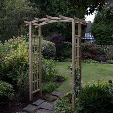 Wood Trellises Forest Garden Classic Dome Top Pergola