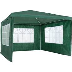 tectake Pavillon Baraban 3 x 3 m mit 3 Seitenteilen