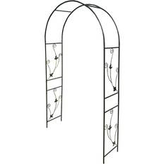 Metal Weatherbury Leaf Scroll Arch Garden Arch