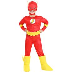 Boy's Deluxe Flash Classic Toddler Costume Red Yellow