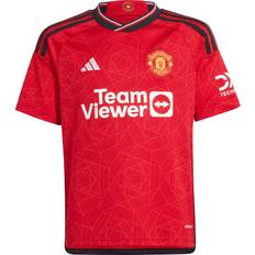 Game Jerseys Adidas 2023-24 Manchester United Youth Home Jersey, YXL