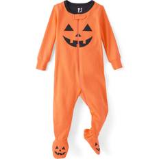 The Children's Place 18-24M Pajamases The Children's Place Baby's Pumpkin Snug Fit Cotton One piece Pajamas - Sun Glow